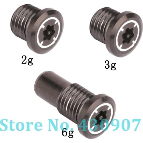 3pcs Black Golf Weight 2g 3g 6g for M4, M6, SIM2, SIM2 MAX, RBZ Driver M4 Driver Weight