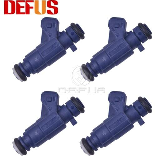 4PCS Fuel Injector OEM 0280156166 For BYD F3 Hafei Xiali N3 JAC TONG SAIMA Nozzle Injection Injectors Fuel Replacement Car Parts