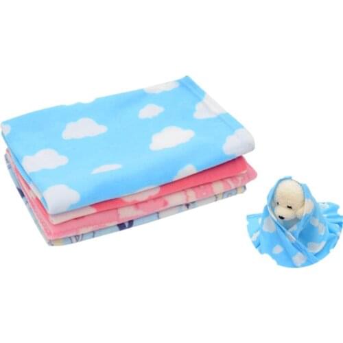 80*90CM Pet dog mat Puppy Kitten Cat Mat Blanket FLEECE Winter Dog Bed Puppy Mat Warm Pet Bed cushion for Small Dogs