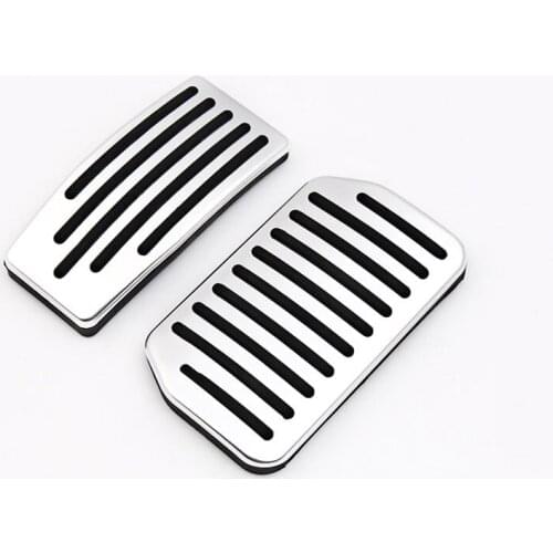 Aluminium Non Slip Foot Rest Fuel Gas Brake Pedal Cover For Tesla Model X/S 2014-2018