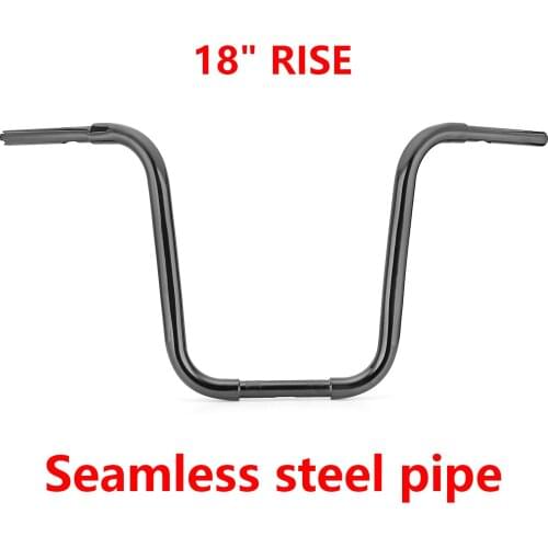 For Harley Dyna Super Glides FXDB RISE 18" Forward Bend Monkey Ape Bar Handlebar Motorcycle Accessories