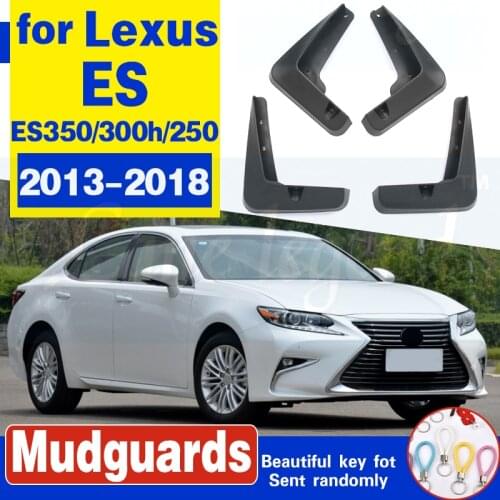 Mud Flaps For Lexus ES ES350, ES300h, ES250 2013-2018 Mudflaps Splash Guards Front Rear Mud Flap Mudguards 2014 2015 Set Molded