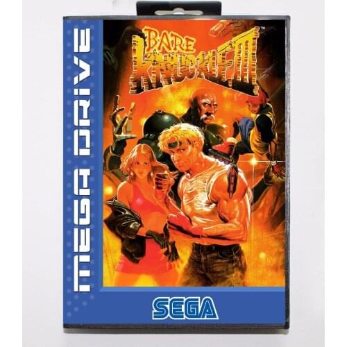 Bare Knuckle III 16 bit MD Game Card With Retail Box For Sega Megadrive/Genesis
