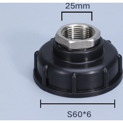 IBC Water Tank 304 Stainless Steel Spout Fittings 60MM to 1'' Garden Hose Fittings High Quality Tank Adapter