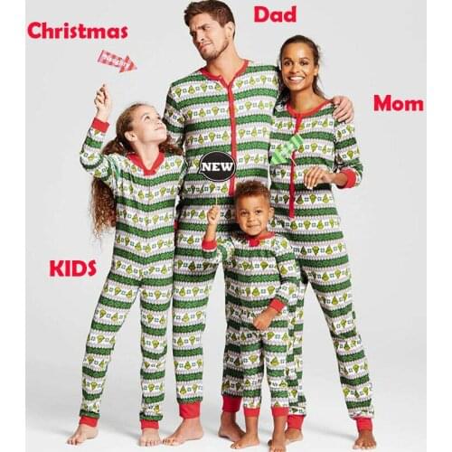 PUDCOCO Family Matching Xmas Pajamas Set Women Adult Kids Adult PJs Sleepwear Nightwear Outfits 2PCS/Set