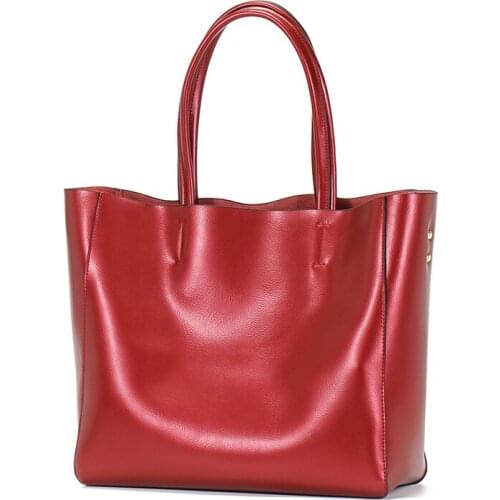 OCEHNUU Fashion Tote Handbags For Women 2020 Designer Luxury Shoulder Bag Woman Real Leather Purses Ladies Bags Large Capasity