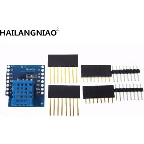 New 10pcs/lot DHT Shield for D1 mini DHT11 Single-bus digital temperature and humidity sensor module sensor