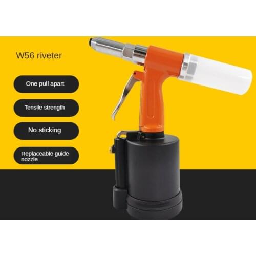 Pneumatic Rivet Gun 2.4MM Air Hydraulic Riveter-Professional Pneumatic Riveting Gun Rivet Tool W56 decoration nail gun