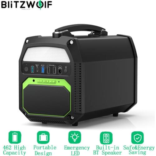 300W Outdoor Portable Power Station Power Generator Emergency Backup Inverter Station for Outdoor Emergency Bank 277wh 75000mAh