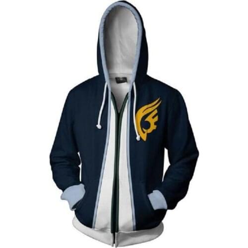 Anime FAIRY TAIL Jellal Fernandes Hoodie 3D Print Coat Sweatshirt Hoody Hoodies Jacket Pullover Coat