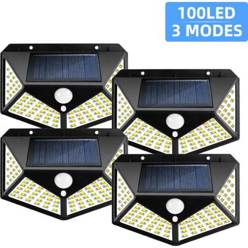 Outdoor LED Solar Light Motion Sensor Waterproof Sunlight Lamp Garden Decoration Street Lights Solar Powered Lantern Wall Lamp