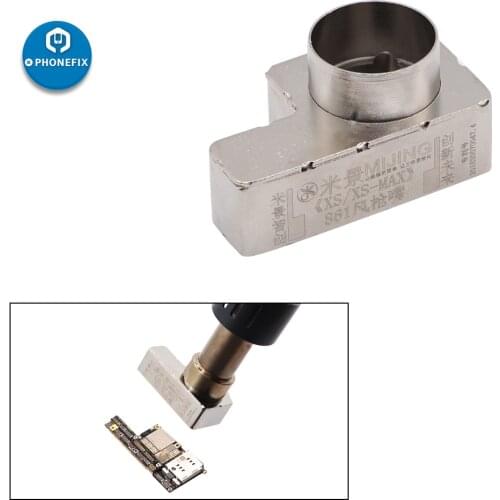 Heat Gun Nozzle Sleeve for QUICK 861DW Hot Air Station Professional Nozzles Replacement Parts For iPhone X XS MAX Motherboard