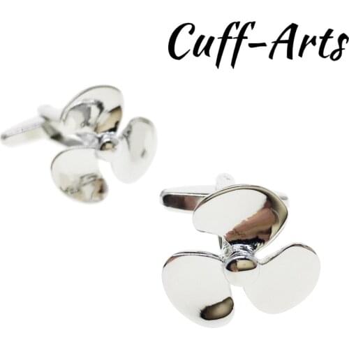 Cufflinks for Men Propeller Cufflinks Gemelos Para Hombre Camisa High Quality Cuff Links Tie Clip Men Jewelry C10181