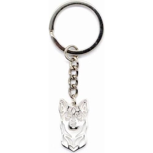Women Jewelry Lapponian Herder Key Chains Jewelry Dog Shaped Key Chains