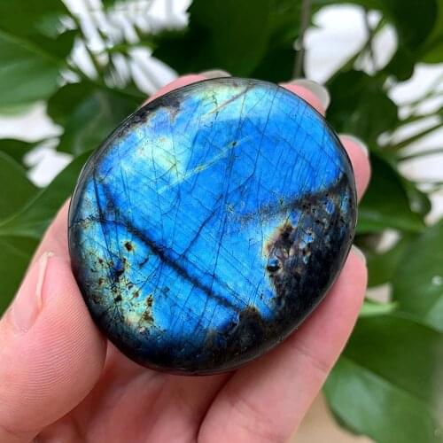 1pcs Natural Moonstone Stone Random Colorful Labradorite Crystal Stone Ornaments Aquarium Gardening Decoration Art