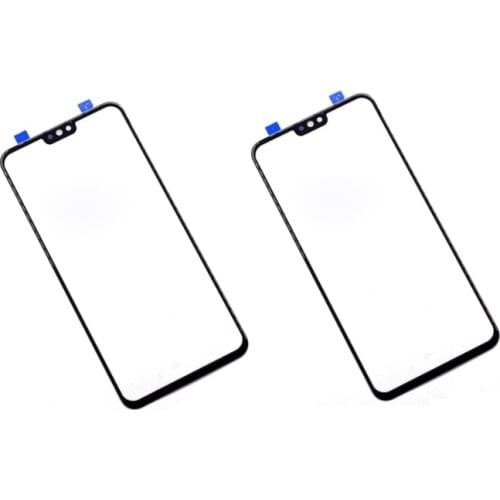 10Pcs touch panel replacement For Huawei Honor 8X Front Outer Screen Glass Lens Repair Part