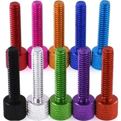 3Pcs 1/4-20 * 30mm Camera Mounting Board Accessories Multidirectional Adjustment Colorful Aluminium Alloy Screw