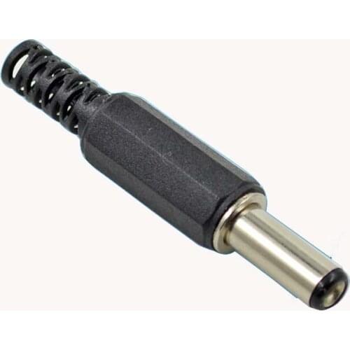 30pcs DC Power Cable Connector Plug 5.5 * 2.1 DC Male Monitoring DC Cable Adapter Welding Male Soldering