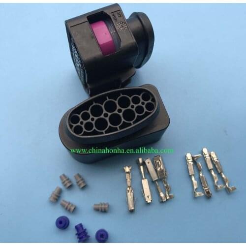 3C0973737 14-Pin LED light lamp wire socket automotive waterproof connector female 1.5/2.8 Wiring Housing Xenon Headlight Plug