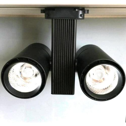 4PCS/LOT 40W 50W Integration LED Track Light for Store/Shopping Mall Lighting Lamp Color optional White/Black Spot Light