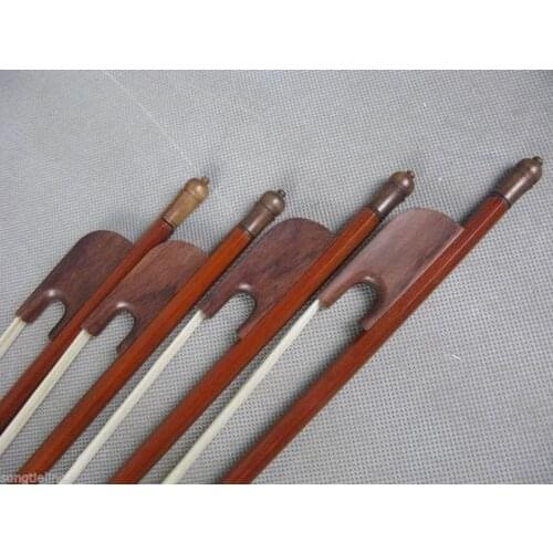 4pcs strong baroque style brazilwood 4/4 violin bows #7081