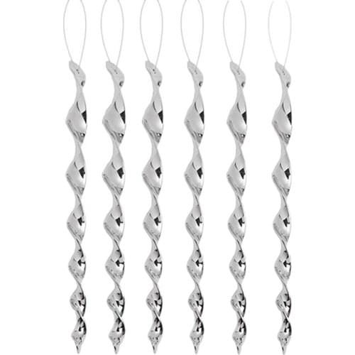 6Pcs/Set Bird Repellent Reflective Scare Rods, Effective Hanging Bird Repellent Devices to Keep Birds Away