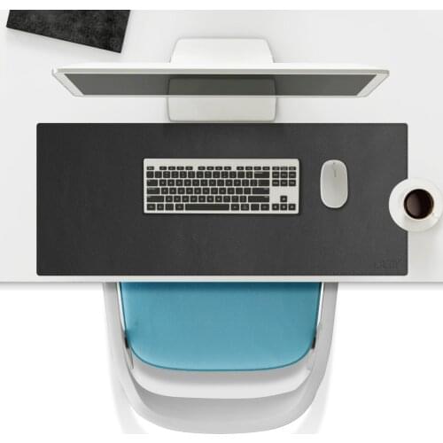 CACOY Portable Home Office Game MousePad Resting Surface Protective dining Desk Writing Mat PU Leather Desk Mat laptop pad