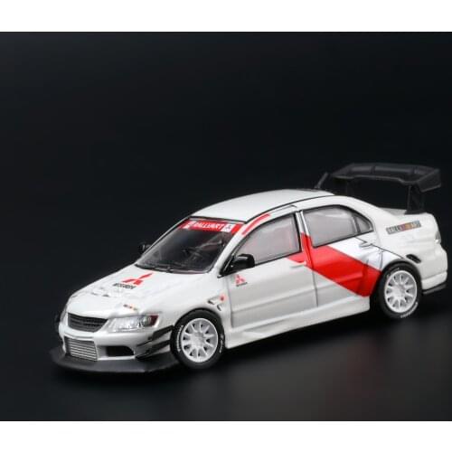 CM Model 1:64 Mitsubishi Lancer Evo 9 Ralliart Version Simulation Model Car