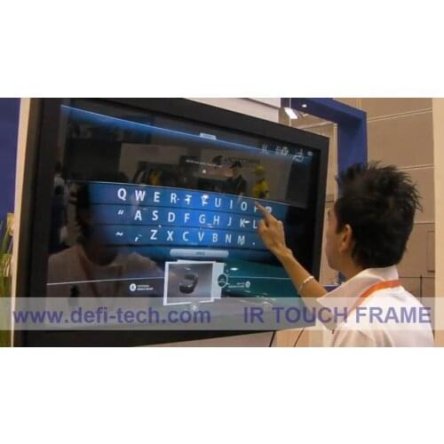DefiLabs ON SALE! 4 points 40" IR Touch Screen Panel, 16:9 format for Interactive advertising,multi touch table