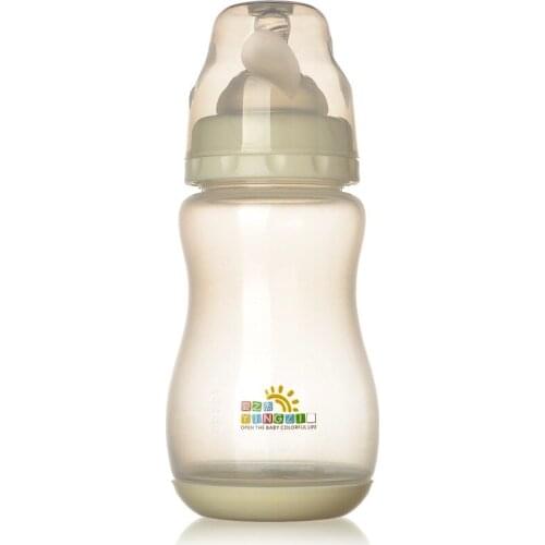 2020 New Fashion Baby Products Processing 270 Ml Wide Aperture with Bottom Pp BABYS Feeding Bottle