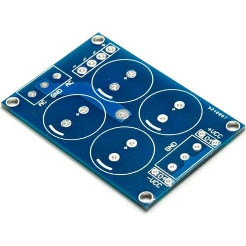 DIY Mini PCB For Rectifier Power Supply With 4 Capacitance