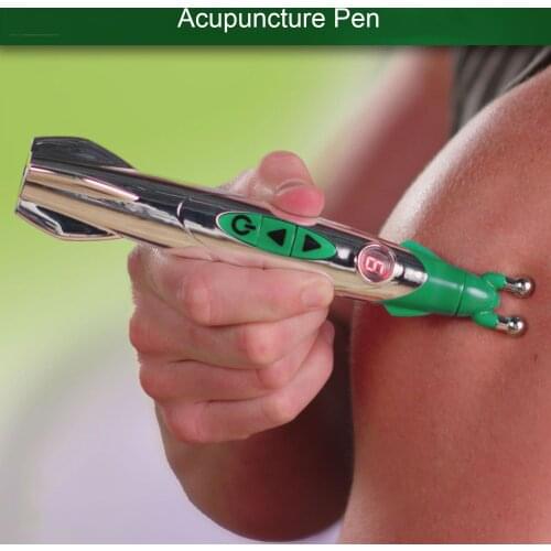 Electronic Meridian Acupuncture Pen EMS Body Massage Meridian Energy Pen Relief Pain Tools Laser Meridian Energy Massage Pen