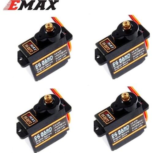 EMAX ES08MDII ES08MD II Metal GEAR Digital Servo up sg90 ES08A ES08MA MG90S TREX 450 Free shipping