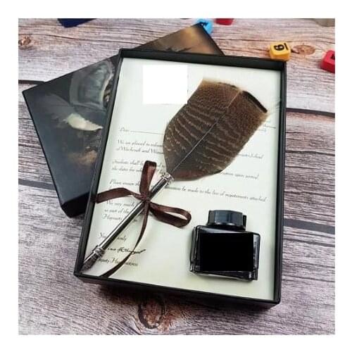 European style retro quill set Harried dipping pen to replace the nib gift box Kids adult Toys Gift