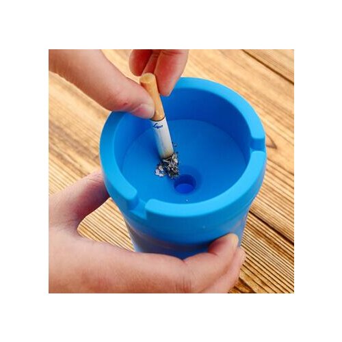 Ashtray Creative ABS Car Ashtray Home Living Room Office Bathroom Desk Ashtrays Ash Storage Tray Box Ash Organizer