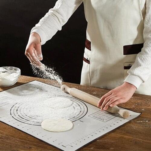 40*60cm Platinum Silicone Mat Dough Chopping Board With Scale Large Non-slip Silicone Mat Kitchen Bakeware Mat Pasta Making Tool
