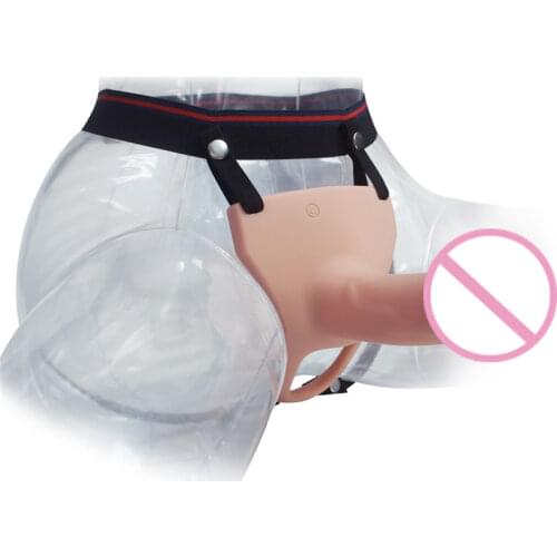 Remote Control Hollow Strap On Dildo For Men Women Strapon Realistic Dildo Vibrator ED Penis Extender Sex Toys Faloimitator