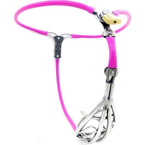 Adjustable Male Chastity Belt Cbt Bondage Penis Cage Erotic Sex Toys For Men BDSM Adult Games Metal Chastity Lock Strapon Pants
