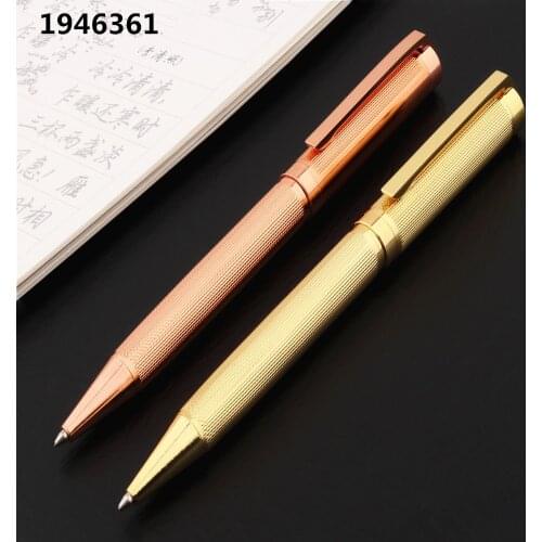 High quality 717 Golden Business office Medium Nib Ballpoint Pen New Stationery supplies for school students