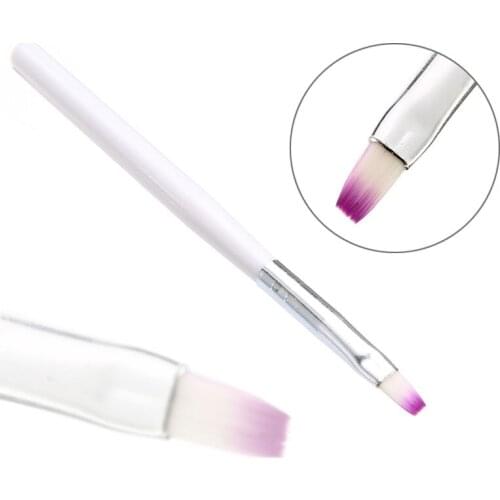 Shellhard 1PC 13cm Fashional Nail Art Pen Purple Polish Painting Brush DIY Nail Art Brush For Ladies Cosmetic Manicure Tool Kit