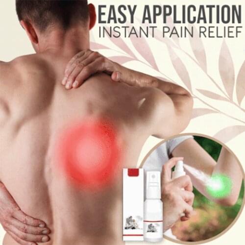 Instant Pain Relief Herbal Mist Soothes Back Muscle Pain Body Care Spray for Knees Joints Lower Back External Use 60ML ALS88
