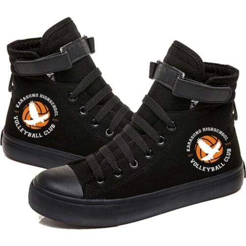 Anime haikyuu Printed High Top Canvas Shoes Cozy Sneakers Anime Shoes