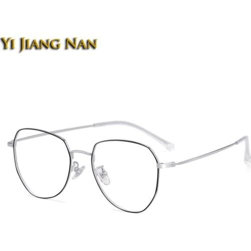 Women Korea Glasses Frames Titanium Prescription Spectacles Optical Eyewear Light Eyeglasses Armacao Oculos De Grau