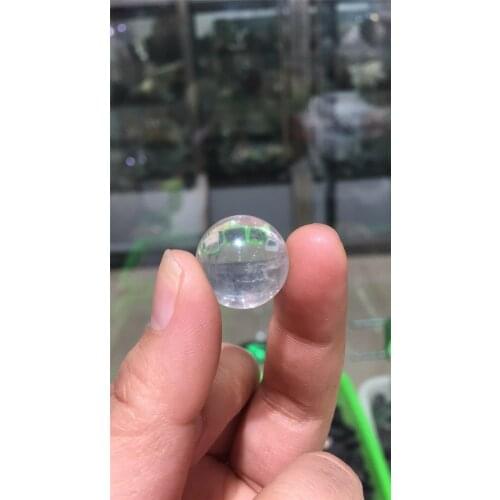1 pcs energy stone 100% Natural pure clear quartz crystal reiki healing gemstone clear crystal sphere as gift