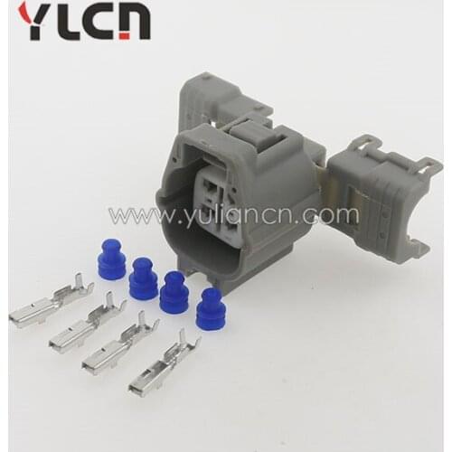 4 Pin Waterproof Female Electrical Connector Car Crimp Plug