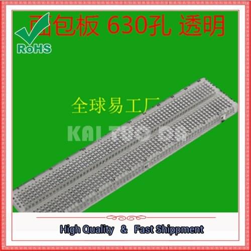 630 holes transparent breadboard test bread board universal PCB circuit board