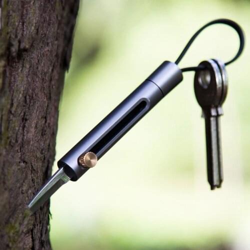 2020 Aviation Aluminum Mini Knife Self-defense Keychain Outdoor Portable Demolition Knife Multi function CS Go EDC Tool