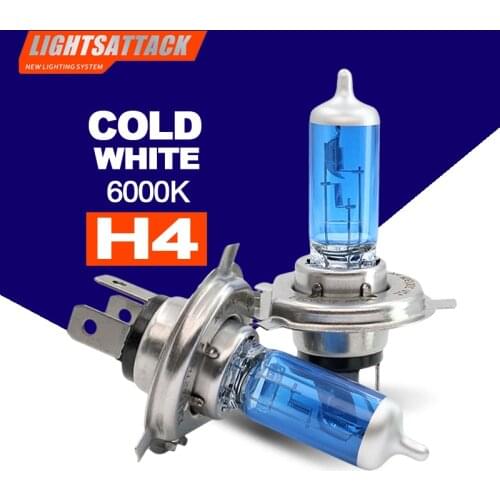 PEGASUS Car Halogen Headligh H4 1500lm Auto Bulb Headlamp 6000K