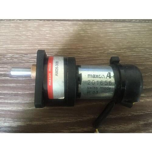 Used Swiss MAXON Coreless 24V gearmotor 360 DC motors turn AM26-30B 201656