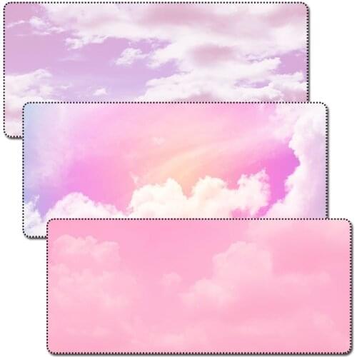 Large Writing Desk Mats Laptop Mouse Mat Kawaii Mouse Pad Cute Mouse Pad Gaming Deskpad for Office Home Gamer 30x80cm